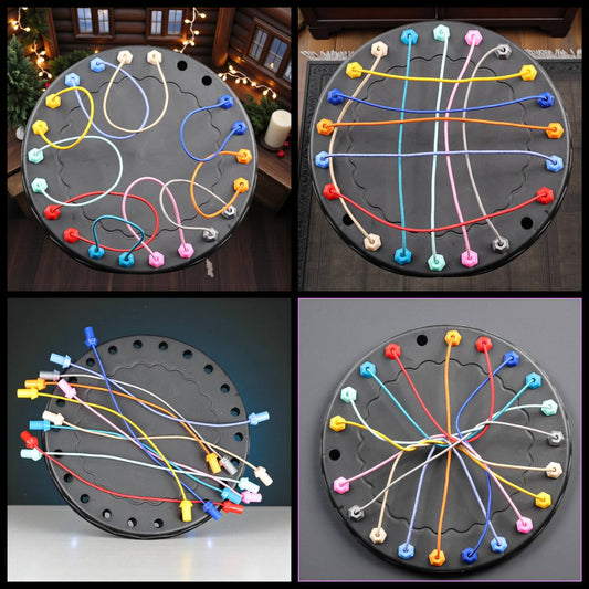 BrainX Lacing & Threading Board Toy for Kids | Montessori Fine Motor Skills Development Toy | Color Matching, Hand-Eye Coordination & Early Learning Activity Board for Toddlers & Preschoolers (Ages 3–6 Years)