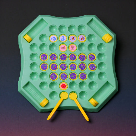 BrainX Memory Match & Logic Board Game for Kids | Montessori Educational Brain Development Toy | Color, Animal & Pattern Matching Puzzle Game with Tokens & Cards | Improves Memory, Focus & Thinking Skills for Boys & Girls (Ages 3–7 Years)